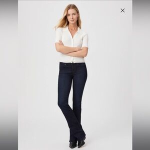 Paige Manhattan Mid-Rise Bootcut Jeans